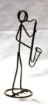 Bass Clarinet Stickman Sculpture