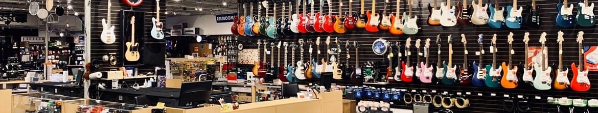 Groth guitar showroom