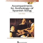 Anthology of Spanish Song Accompaniment CD - Low Voice