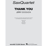 Thank You - Saxophone Quartet (SATB)