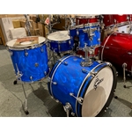 Gretsch Catalina Club 4 Piece Shell Pack (20/12/14/14SN) - Blue Satin Flame