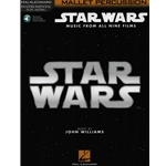 Star Wars: Music from All 9 Films (Book/Audio Access) - Mallet Percussion