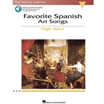 Favorite Spanish Art Songs - High Voice (Book with Audio Access)