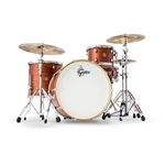 Gretsch Catalina Club 4 Piece Shell Pack (24/13/16/14SN) Satin Walnut Glaze