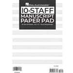 Manuscript Paper 10-Staff Paper Pad