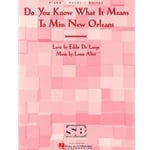 Do You Know What It Means to Miss New Orleans - PVG Sheet Music
