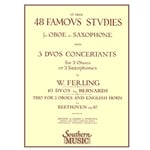 48 Famous Studies and 3 Duos Concertants, 1st Oboe - Oboe (or Saxophone) Study