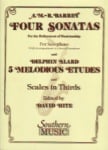 4 Sonatas and 5 Etudes - Sax Duet AA