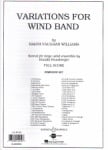 Variations for Wind Band - Concert Band (Full Score)
