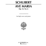 Ave Maria - High Voice (Key of B-Flat)