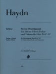 6 Divertimenti, Hob. 4 No. 6-11 - Flute, Violin and Cello