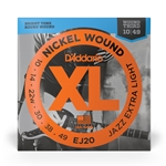 D'Addario EJ20 Nickel Wound 10-49 Jazz Extra Light Electric Guitar Strings