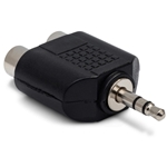 Hosa Adapter Dual RCA to 3.5 mm TRS