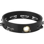 Remo TA-6108-70 Single-Row Headless Tambourine - 8 in, Black