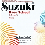 Suzuki Bass School, Volume 3 - CD Only