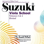 Suzuki Viola School, Volumes 3 and 4 - CD Only