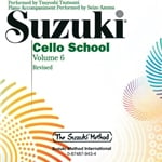 Suzuki Cello School, Vol. 6 - CD Only