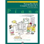 Alfred's Basic Piano Course: Notespeller, Complete Books 2-3