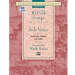 10 Folk Songs For Solo Voice (Book with CD) - Medium Low