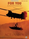 For You (from "Act of Valor"): Keith Urban - PVG Sheet