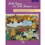 Folk Songs for Solo Singers, Vol. 2  (Bk/CD) - High Voice and Piano