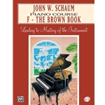 Schaum Piano Course: Level F Brown Book