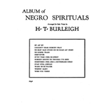 Album of Negro Spirituals - High Voice