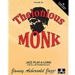 Jamey Aebersold Vol. 56 Book & CD - Thelonious Monk