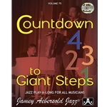 Jamey Aebersold Vol. 75 Book & CD - Countdown to Giant Steps