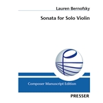 Sonata for Solo Violin - Violin Unaccompanied