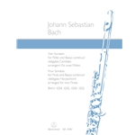 4 Sonatas, BWV 1034, 1035, 1030, 1032 - Flute Duet