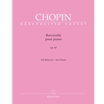 Barcarolle in F-sharp major op. 60 - Piano