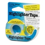 3 Line Yellow Highlighter Tape