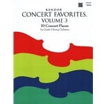 Kendor Concert Favorites, Vol. 3 - Cello