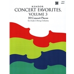 Kendor Concert Favorites, Vol. 3 - Bass