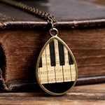 Piano Keyboard Necklace