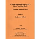 Collection of Florence Price's Piano Teaching Music Volume 2 : Beginning Pieces