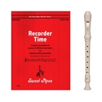 Yamaha 3-pc Ivory Recorder & Recorder Time Book