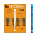 Candy Apple 2-pc Blue Recorder & It's Record Time Book