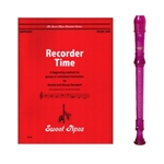 Canto 1-pc Purple Recorder & Recorder Time Book