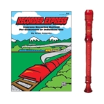 Canto 1-pc Red Recorder & Recorder Express Book