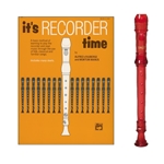 Canto 1-pc Red Recorder & It's Recorder Time Book