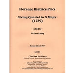 String Quartet in G Major (1929) - Score and Parts