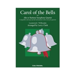 Carol of the Bells - Alto or Bari Sax Quartet