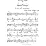 Speechscape - Alto Saxophone Unaccompanied