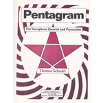 Pentagram - Sax Quartet (SATB) w/Percussion