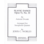 Slavic Dance Op. 72, No. 10 - Sax Quartet (SATB)