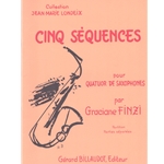 5 Sequences - Saxophone Quartet (SATB)