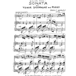 Sonata - Tenor Sax and Piano