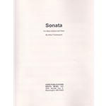 Sonata - Bass Clarinet and Piano